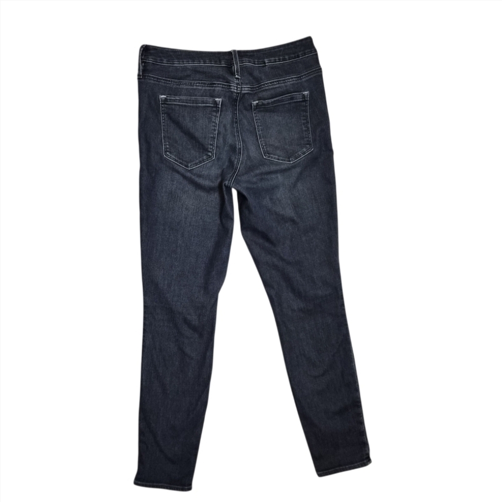 Athleta Skinny Jeans High Rise Dark Wash Stretch Sculptek sz 4 - Picture 8 of 11